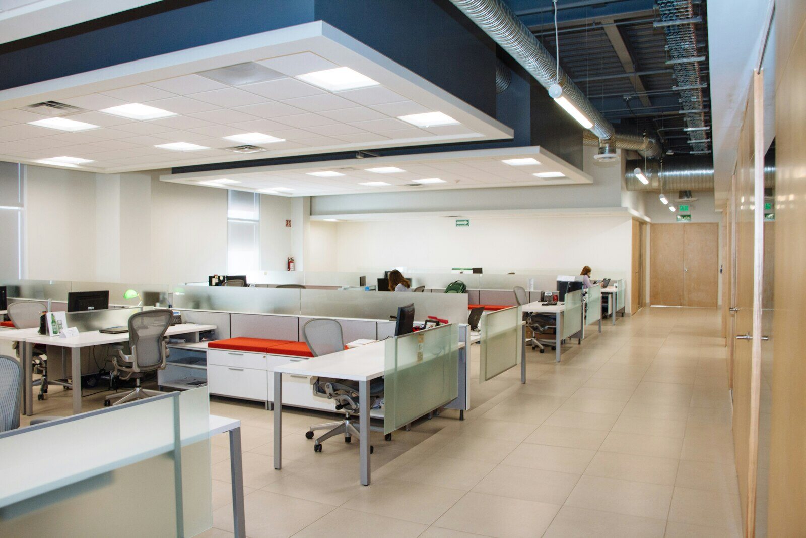 West Tennessee-Commercial Renovation Services- Wolfe Construction Co.-Bright open-plan office space with modern cubicles remodeled by Wolfe Construction in Jackson, TN West Tennessee-Commercial Renovation Services- Wolfe Construction Co.-Bright open-plan office space with modern cubicles remodeled by Wolfe Construction in Jackson, TN