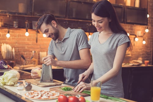 Couple cooking - West Tennessee - Home Builder & Remodeler - Kitchen Remodeling