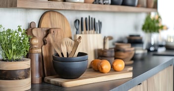 Up close of ktichen utensils - Wolfe Construction - West Tennessee - Home Builder & Remodeler  - Ktichen Remodel Timeline