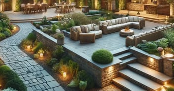 custom outdoor landscaping in west tennessee by wolfe construction